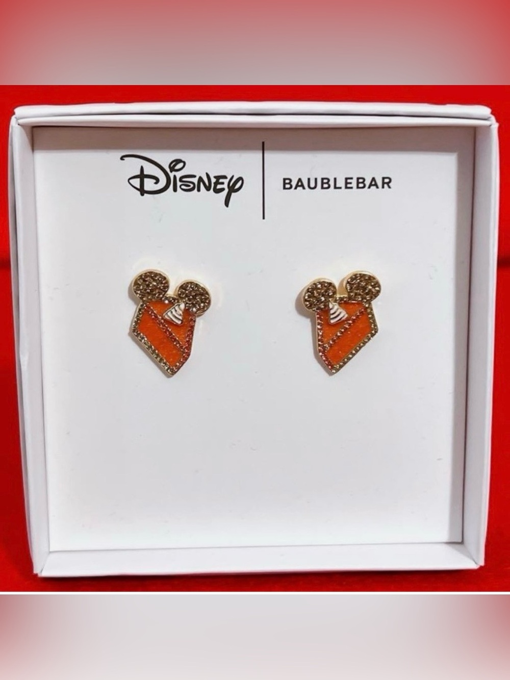 Disney x BaubleBar  Mickey Pumpkin Pie Earrings